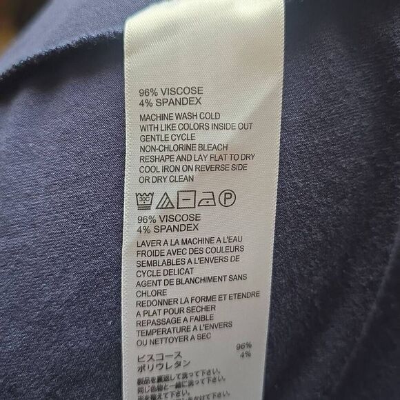 Tommy Bahama Tambour Navy Tank Dress w/ Tulip Hem, Maxi,  EUC, S - Picture 6 of 8